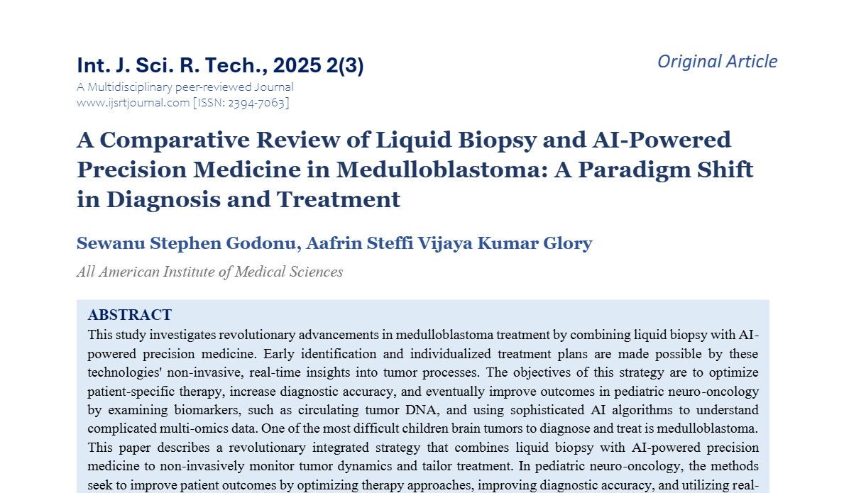 A Comparative Review of Liquid Biopsy and AI-Powered Precision Medicine ...