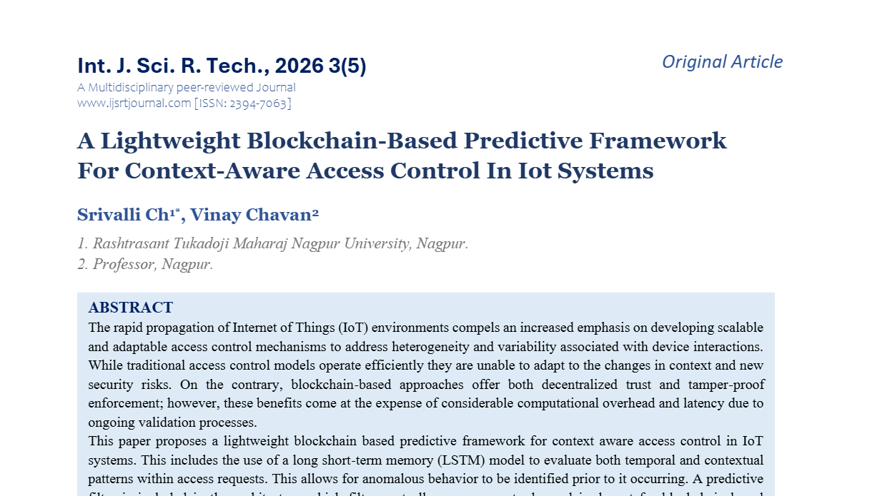 A Lightweight Blockchain-Based Predictive Framework For Context-Aware ...
