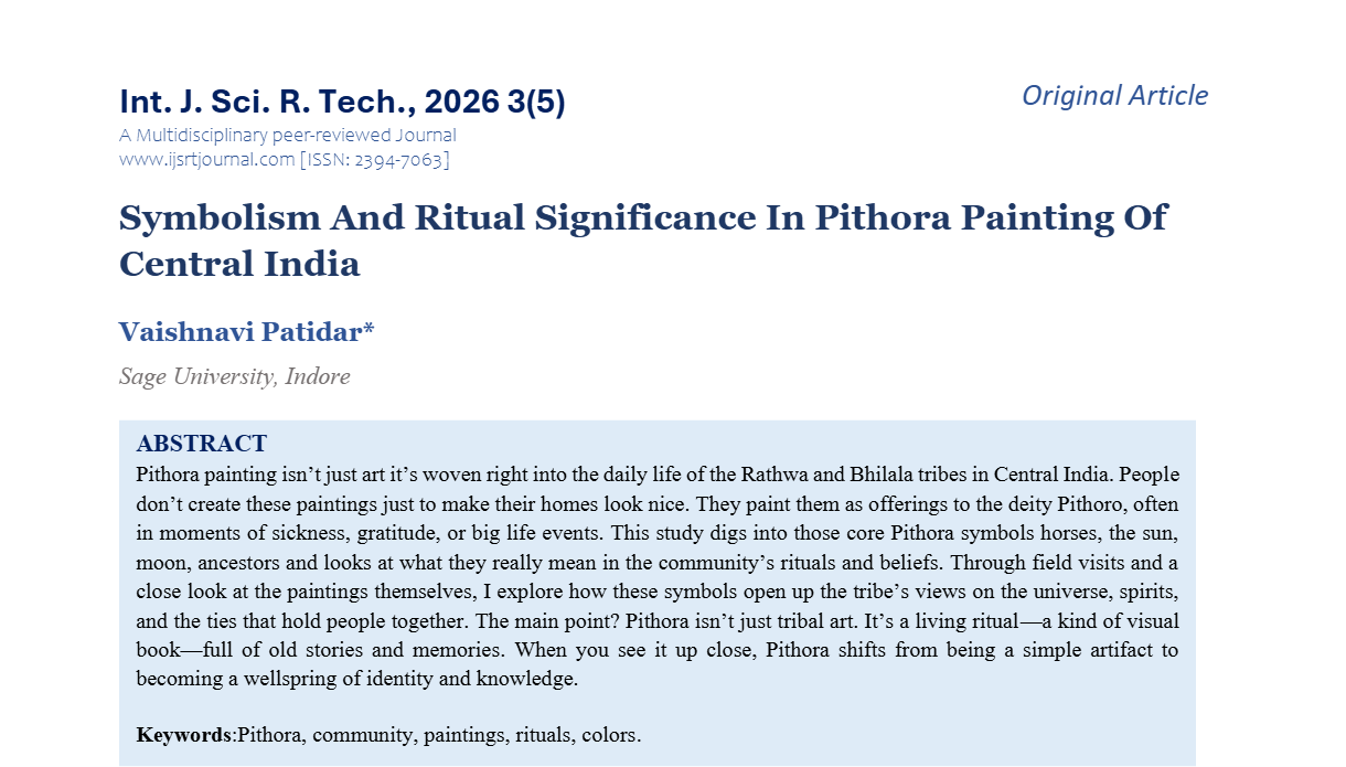 Symbolism And Ritual Significance In Pithora Painting Of Central India ...